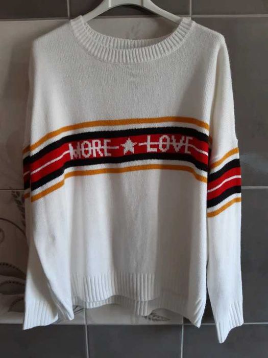 Sweter damski biały Jennyfer knitwear L/40