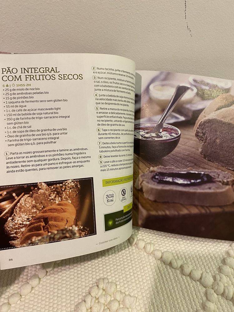 Livro de receitas do Celeiro Cozinhar com alma