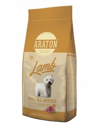 Сухой корм для взрослых собак ARATON Lamb Adult All Breeds 3 кг