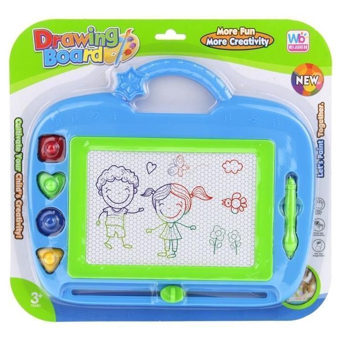 Znikopis Tablica Magnetyczna Kolorowa do Pisania Malowania Stempelki