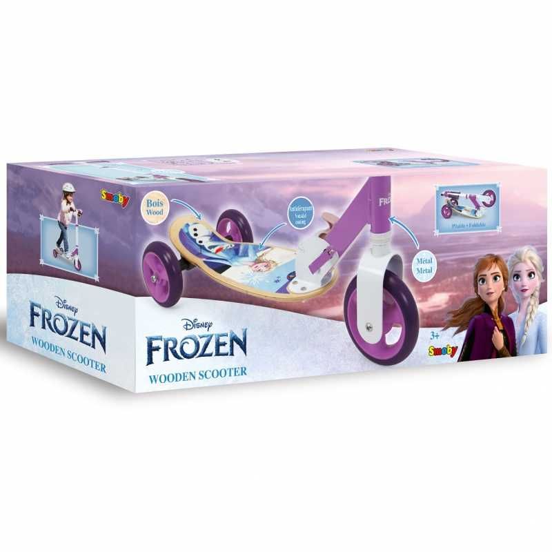 SMOBY Hulajnoga Trójkołowa Kraina Lodu Frozen Drewniana