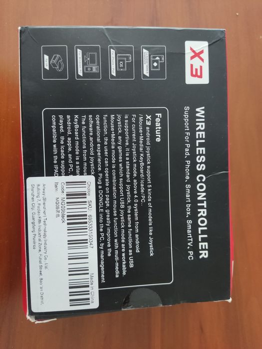 Comando Gamepad bluetooth novo telemóvel android/IOS/PS3/PS4/Windows