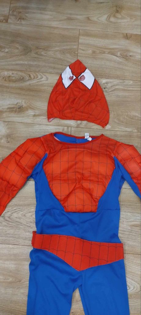 Strój karnawałowy postać z bajki Spiderman  110/116 H&M