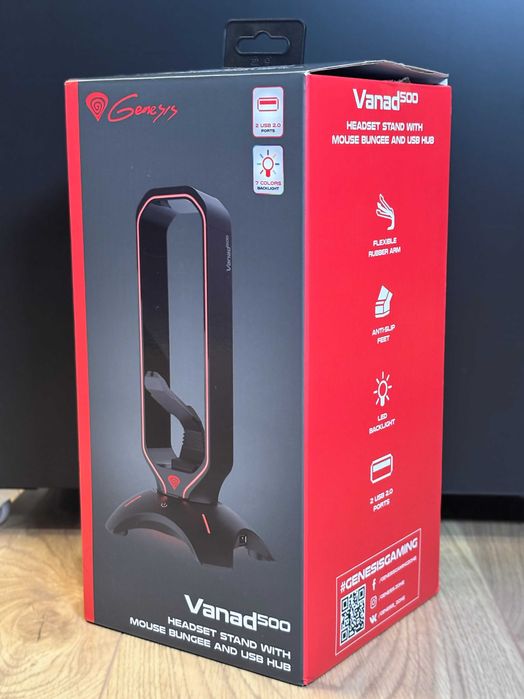 Stojak na słuchawki/bungee Genesis Vandad 500
