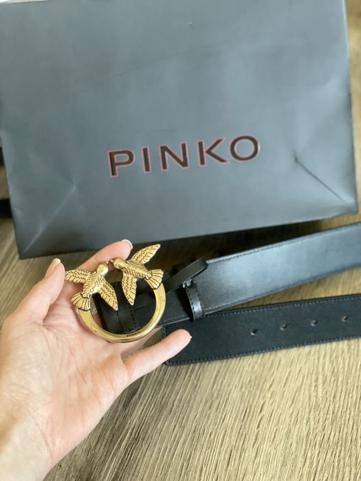 Pasek PINKO czarny belt waist XS 34