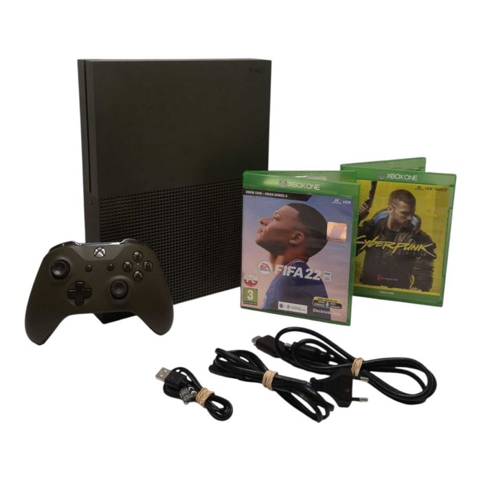 Konsola Xbox One S 1TB w kolorze Military Green (Special Edition)