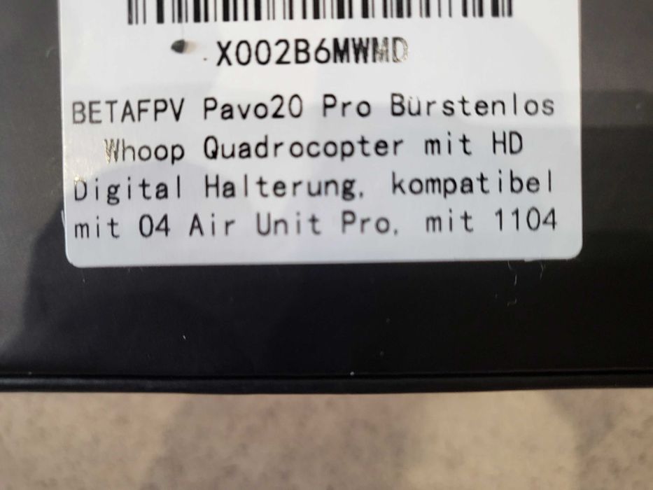 Drony Firmy BETAFPV PAVO20 PRO /2 sztuki/Nowe /polecam