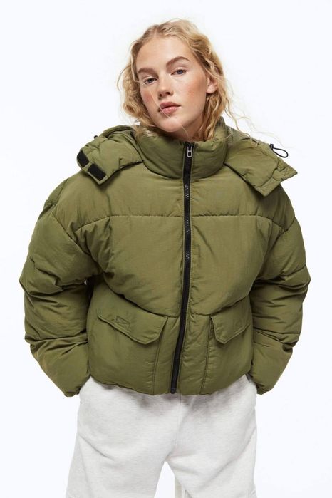 Пуховик с капюшоном H&M
