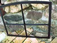 Stare okno rama lustro ogrodzenie aranżacja 60x48