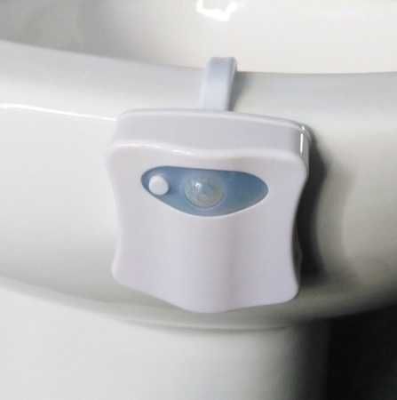Lampka Do Toalety Wc Led Oświetlenie Czujnik Ruchu Zmierzch Kolory
