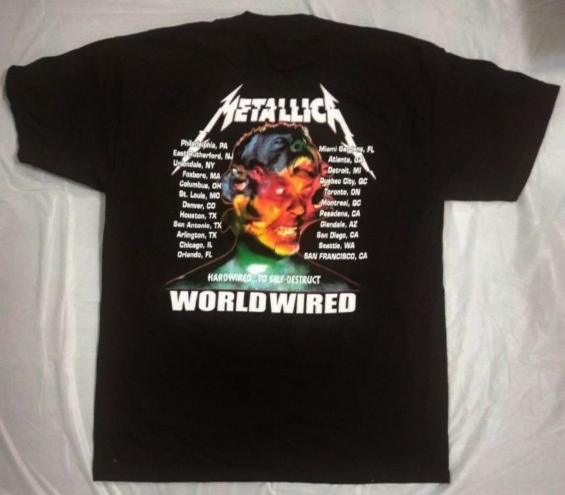 Metallica NEW Коллекционная футболка 100% оригинал T-shirt чёрный М