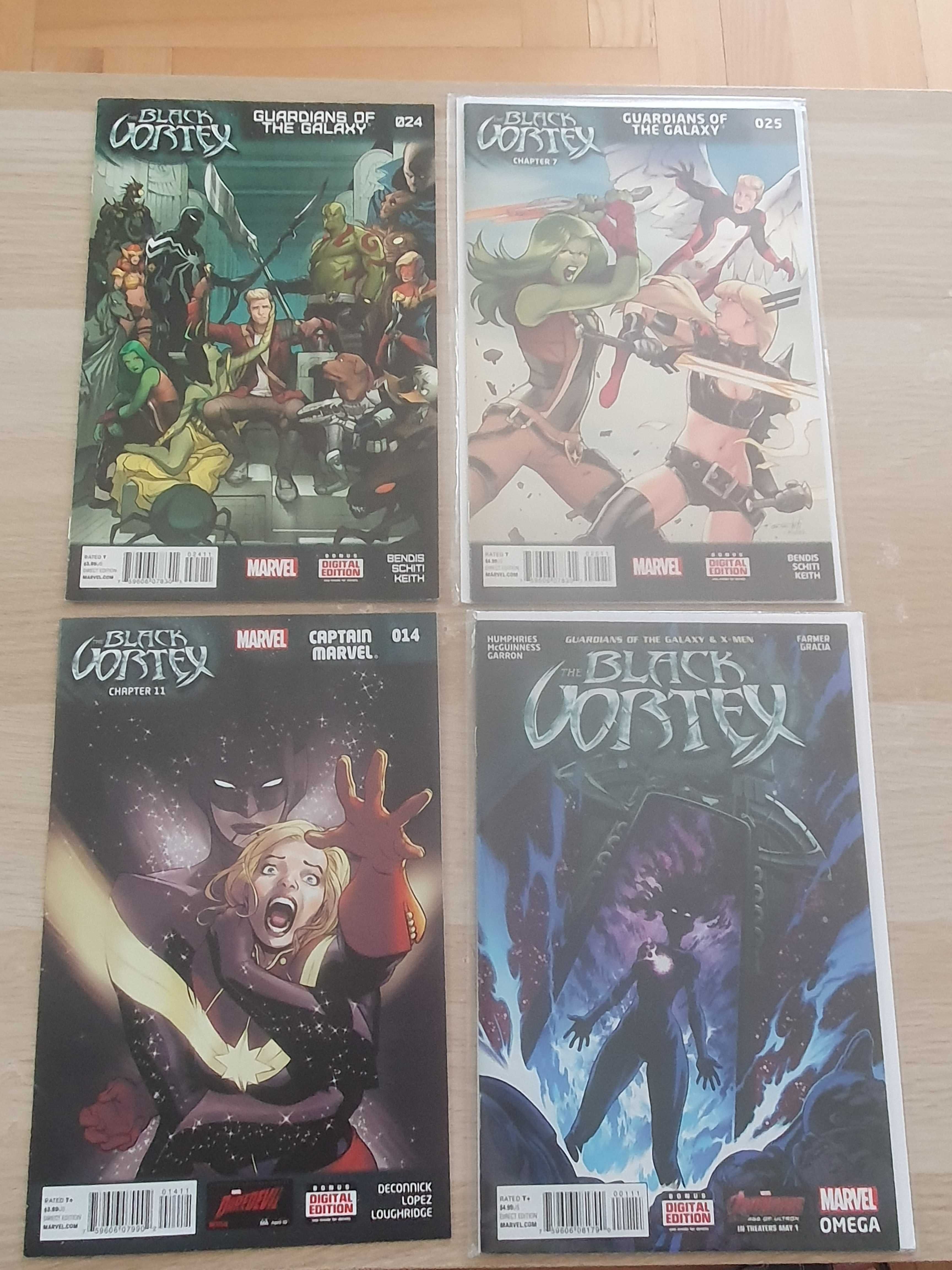 Black Vortex -- GotG: 24, 25; Captain Marvel vol. 8: 14; Omega (ZM60)