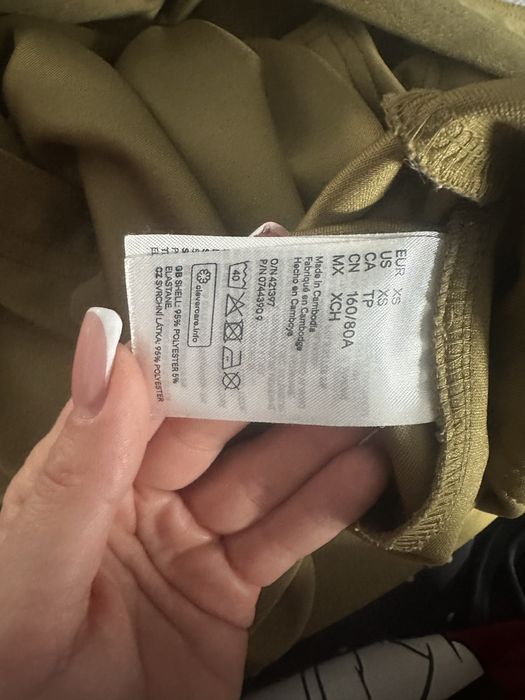 Koszula narzutka h&m oliwka roz xs oversize