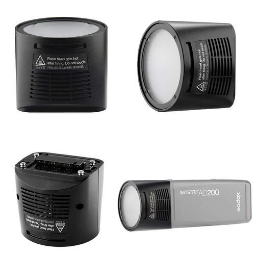 Cabeça redonda flash godox ad200