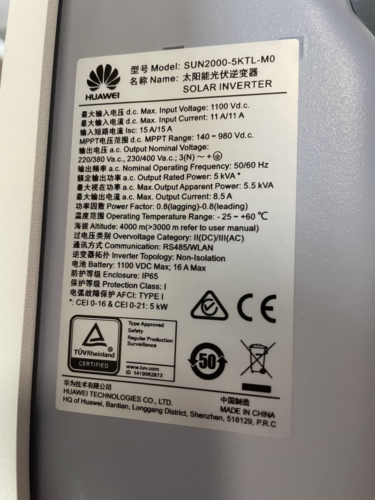 Falownik Huawei Sun 2000-5KTL-MO
