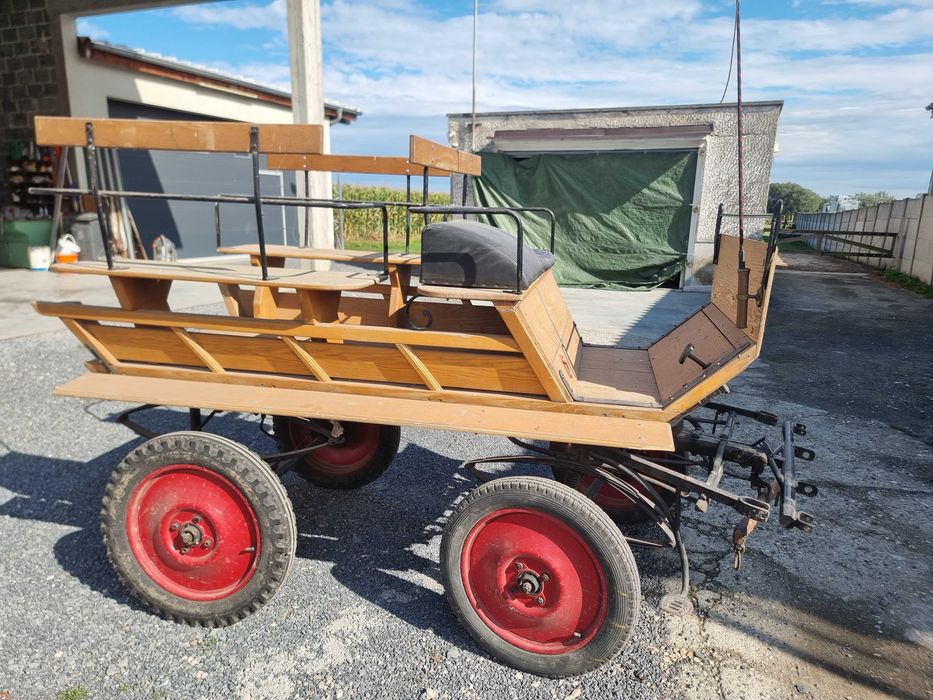 bryczka konna  z hamulcem