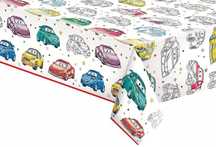 obrus papierowy samochody wyścigi auta 120x180c dekor stół gardenpart