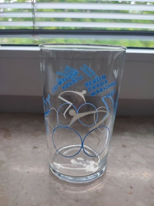 Szklanka XXI Wyścig Pokoju 1968 Rok Berlin-Praha-Warszawa Do Neg.