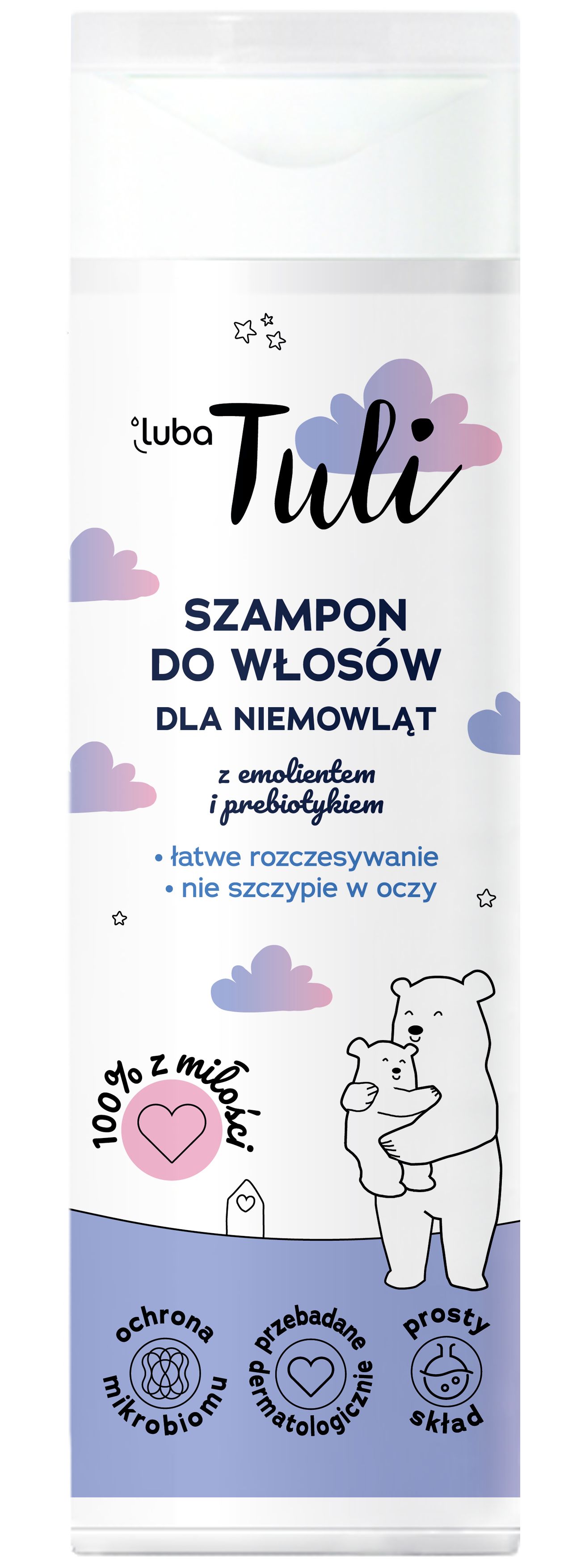 Luba Tuli Szampon do włosów dla niemowląt z emolientem i prebiotykiem