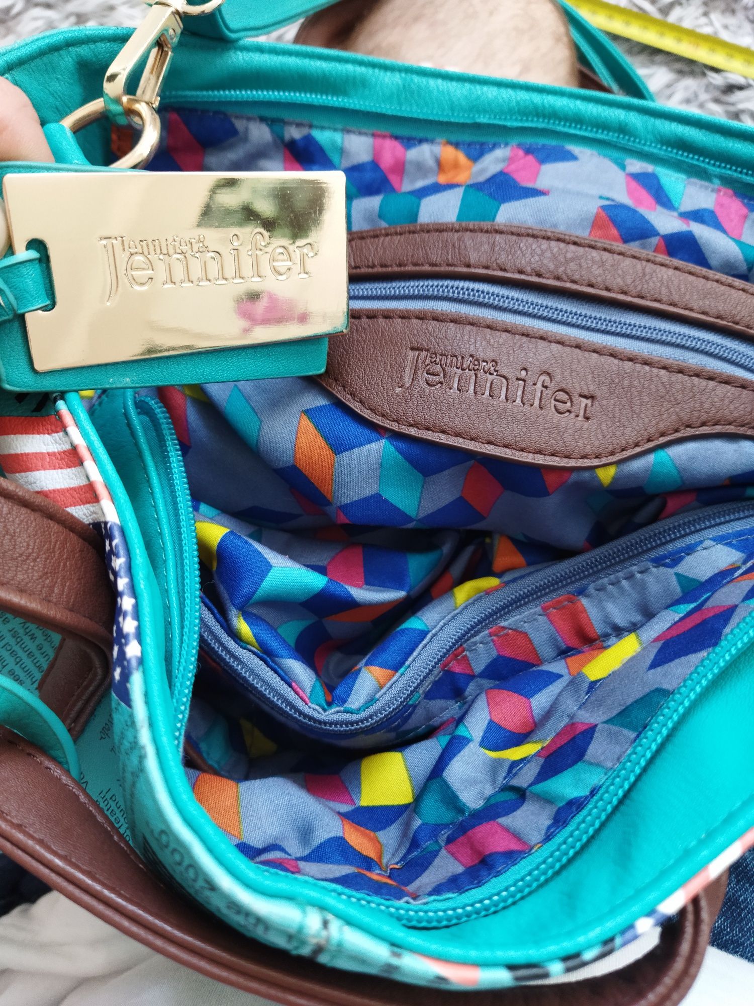 Torba torebka Jennifer & Jennifer z flagą USA odbiór Koszalin