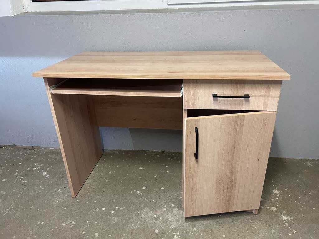 NOWE Solidne i Nowoczesne Biurko Buk Cichy Domyk