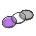 Filtros X 3 UV+CPL+FLD Lens