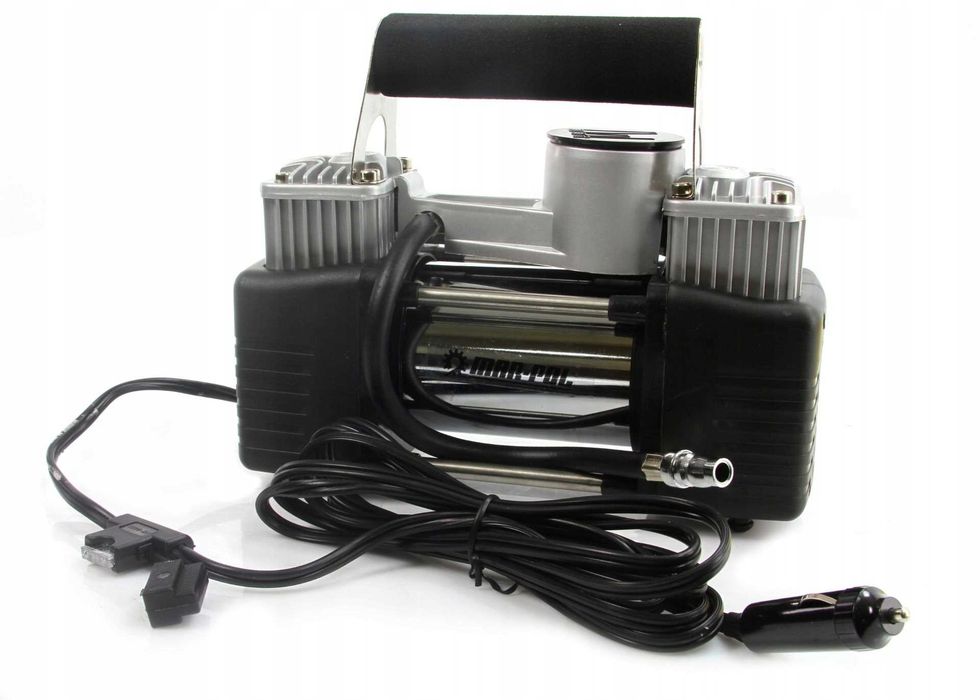 Kompresor Samochodowy 12V 240W 180PSI z Wężem i Manometrem Mar-Pol