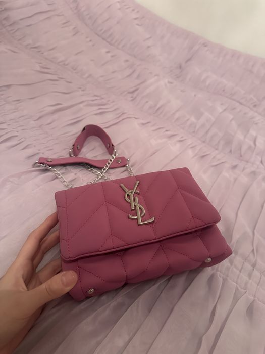 Różowa torebka ysl