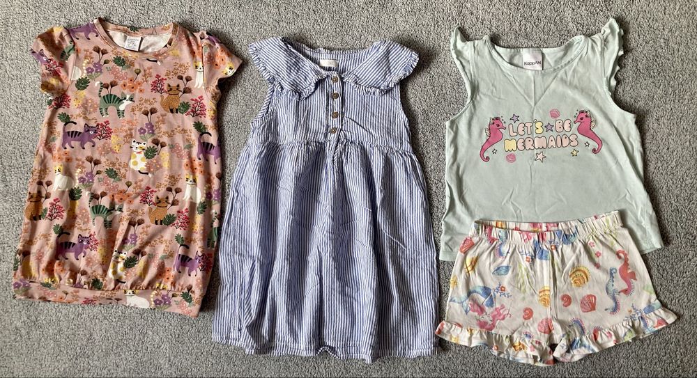 Ubranka na lato 104 Next H&M Lindex KappAhl paka ubranek