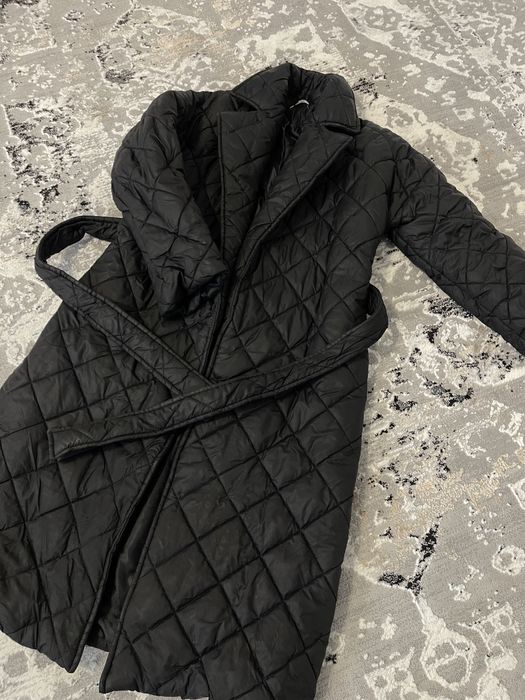 Стьобане зимове пальто з утеплювачем/плащ/куртка