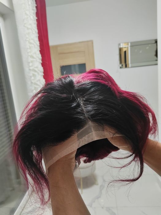 peruka lace frontal z naturalnych włosów