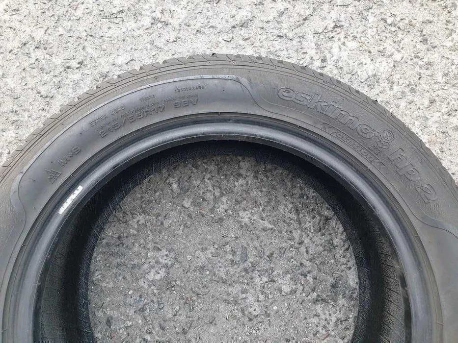 215/55 R17 98V Sava EskimoHp2 зима 2штуки протектор 6.5-7мм