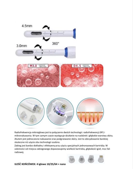 HIFU 3D + Radiofrekfencja Mikroigłowa
