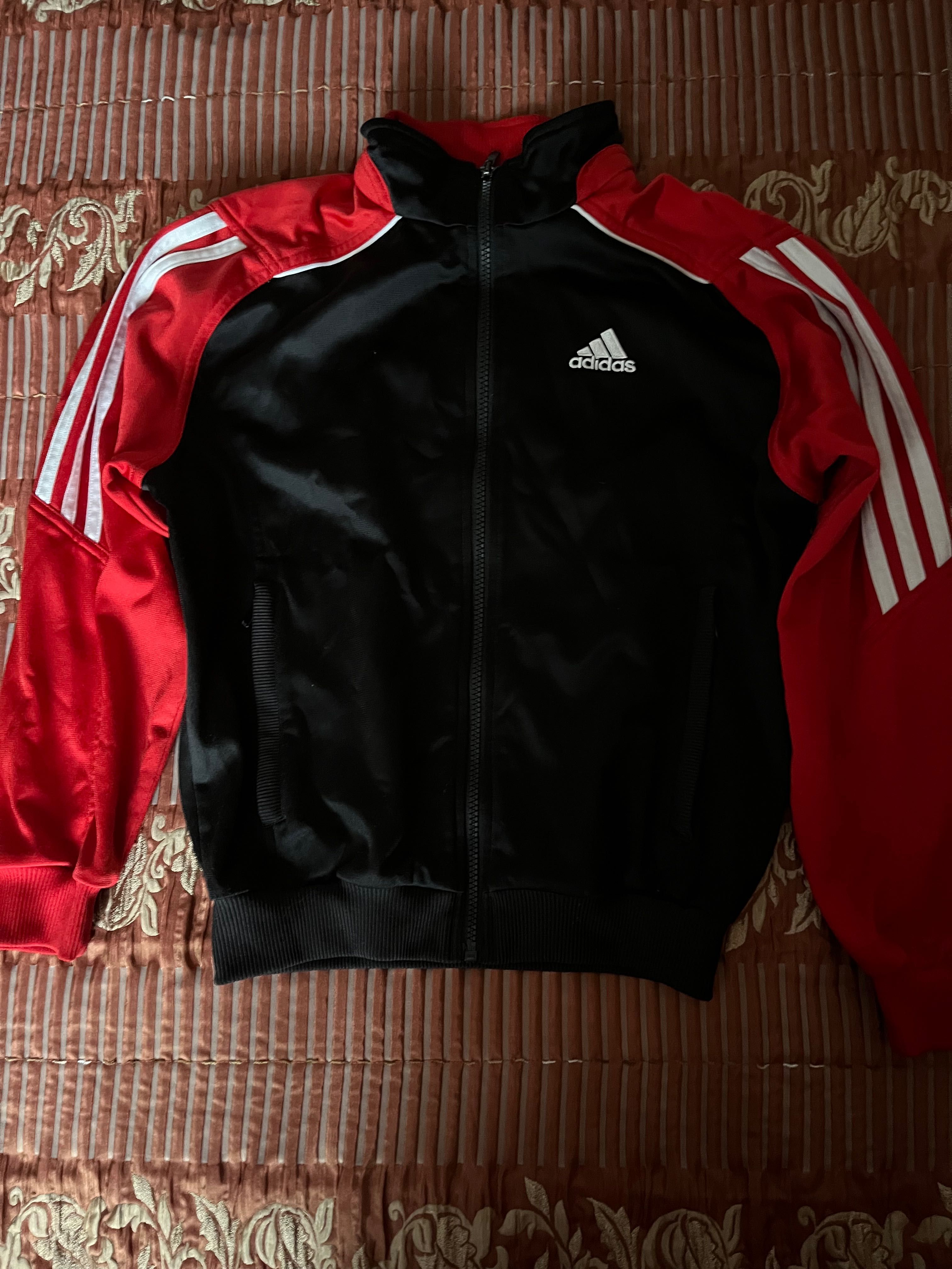 Спортивні штани Adidas р.176 та спортивна кофта Adidas р.152 червона