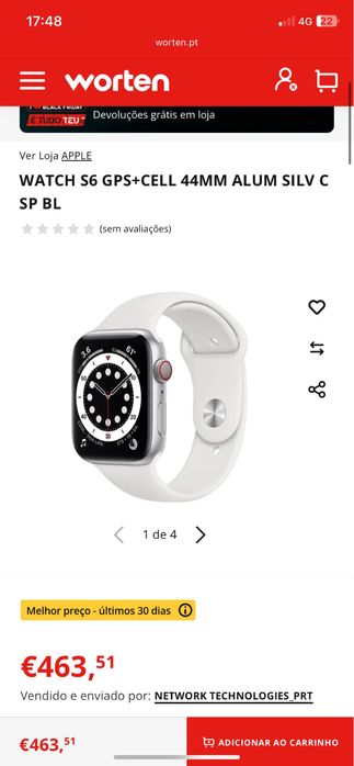 VENDO Apple Watch Series 6 - Estado impecável