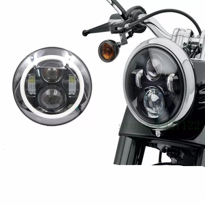 Фара универсальная светодиодная 7" и 5,75" на мотоцикл с поворотниками
