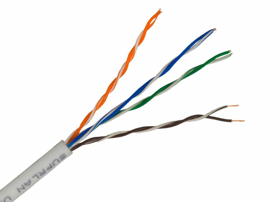 Витая пара UTP CAT5e 4P 24AWG PVC W 305 White