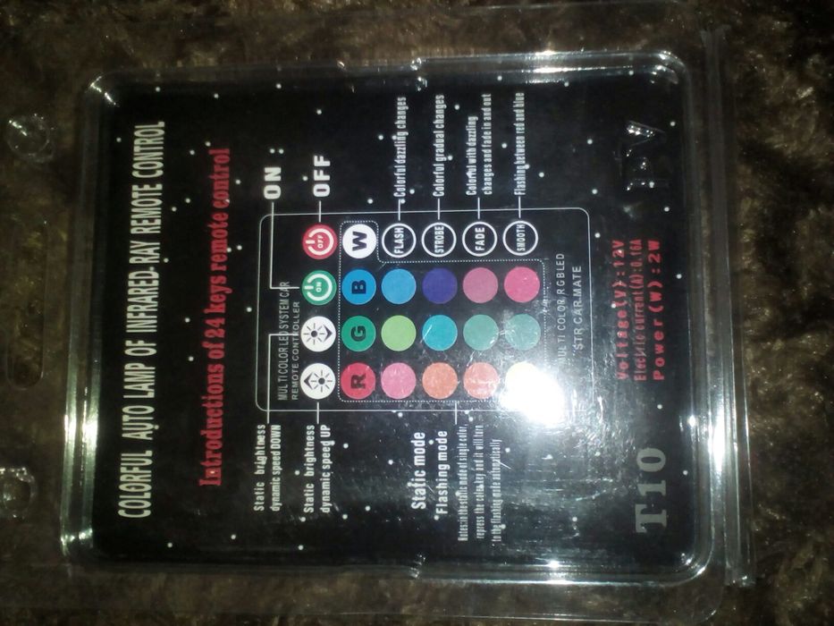 Светодиодні лампочкі кольорові