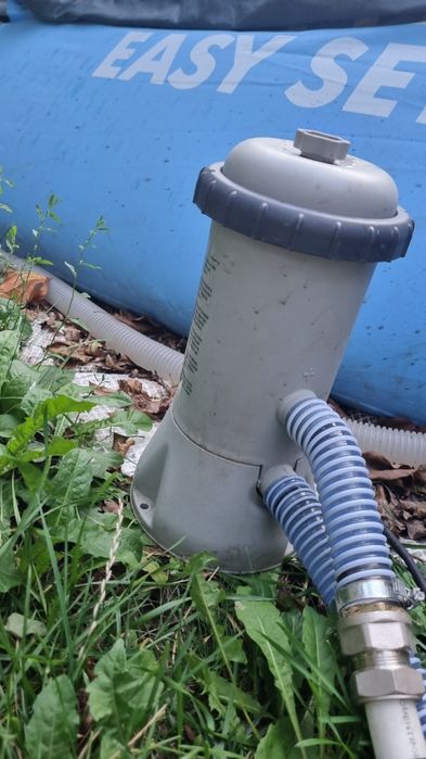 Басейн +тент, 396 см 84 см глибина, сімейний наливний