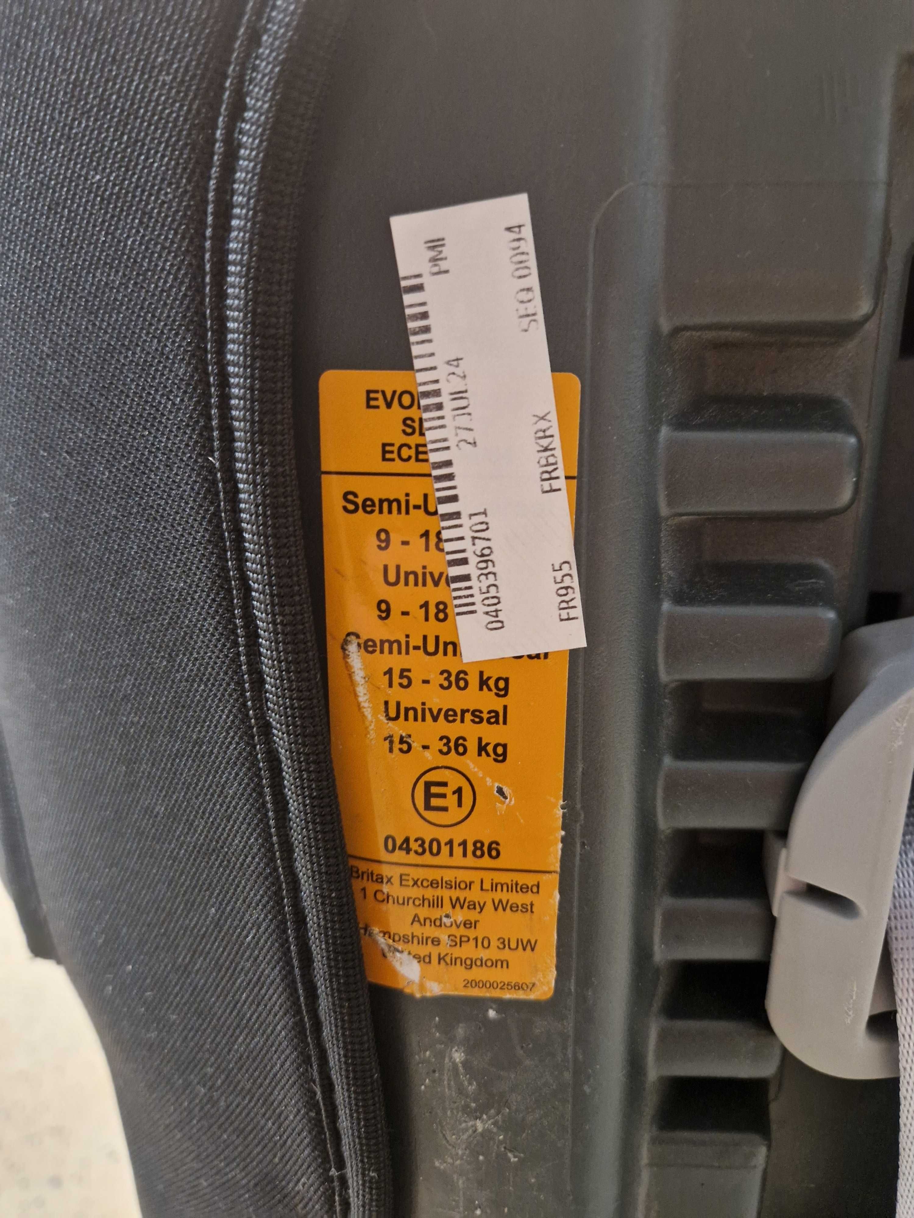Fotelik Britax-Romer Evola 123 SL SICT Jeans 9-36kg