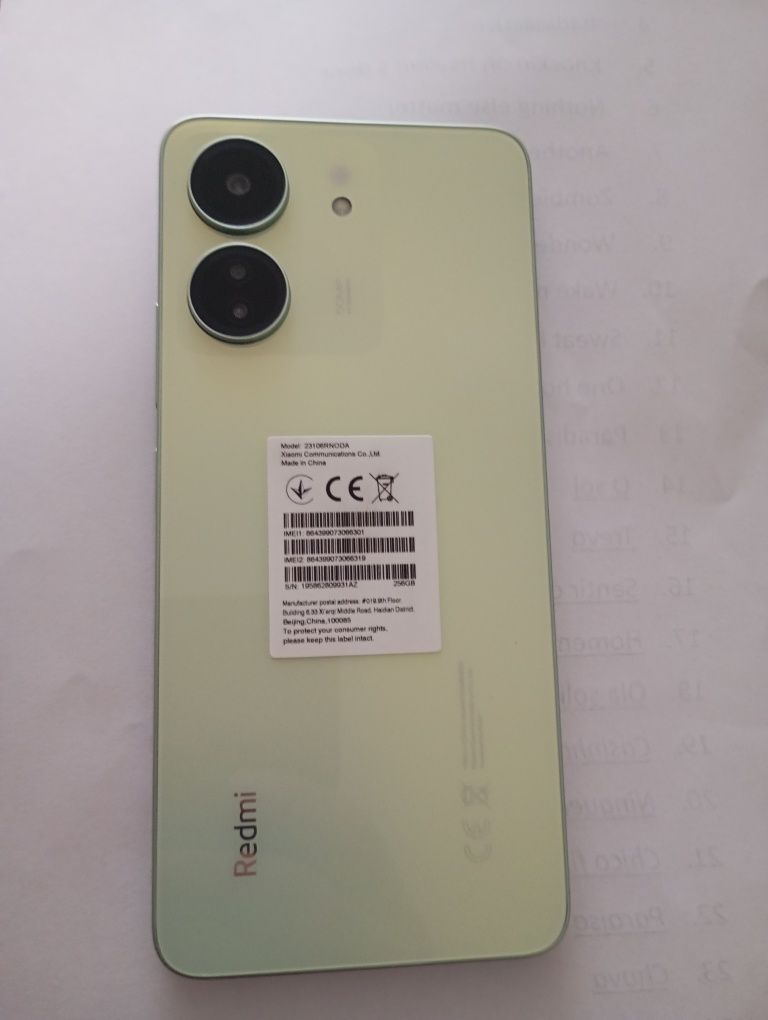 Xiaomi Redmi note 13C