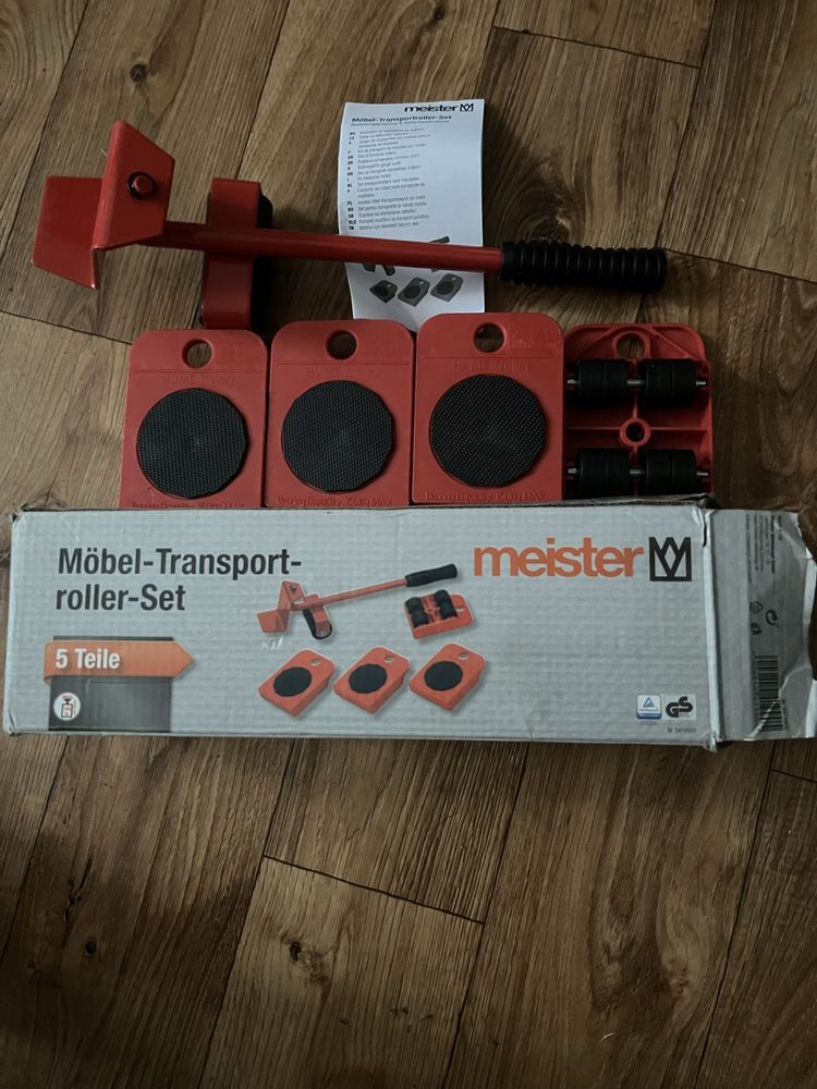 Rolki do transportu mebli Meister made in germany