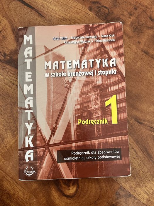 Podręcznik do matematyki klasa 1 wyd. PODKOWA