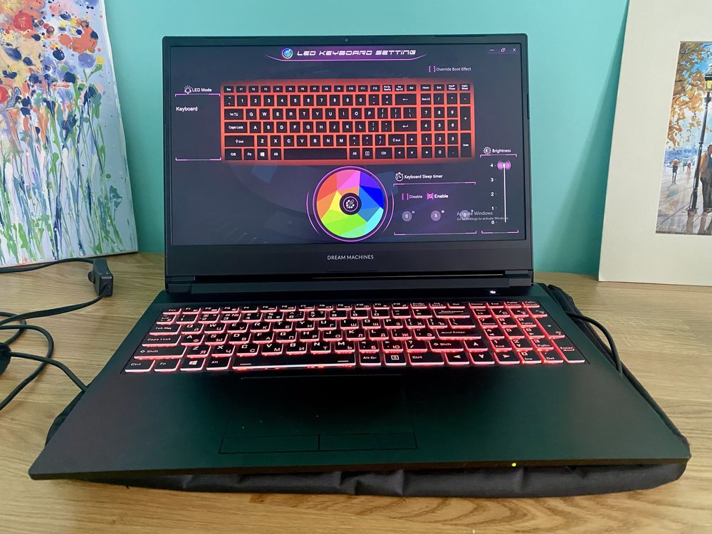 Ігровий ноутбук Dream Machines NH55RA | i7-9750H | GTX 1650 | SSD 1ТБ