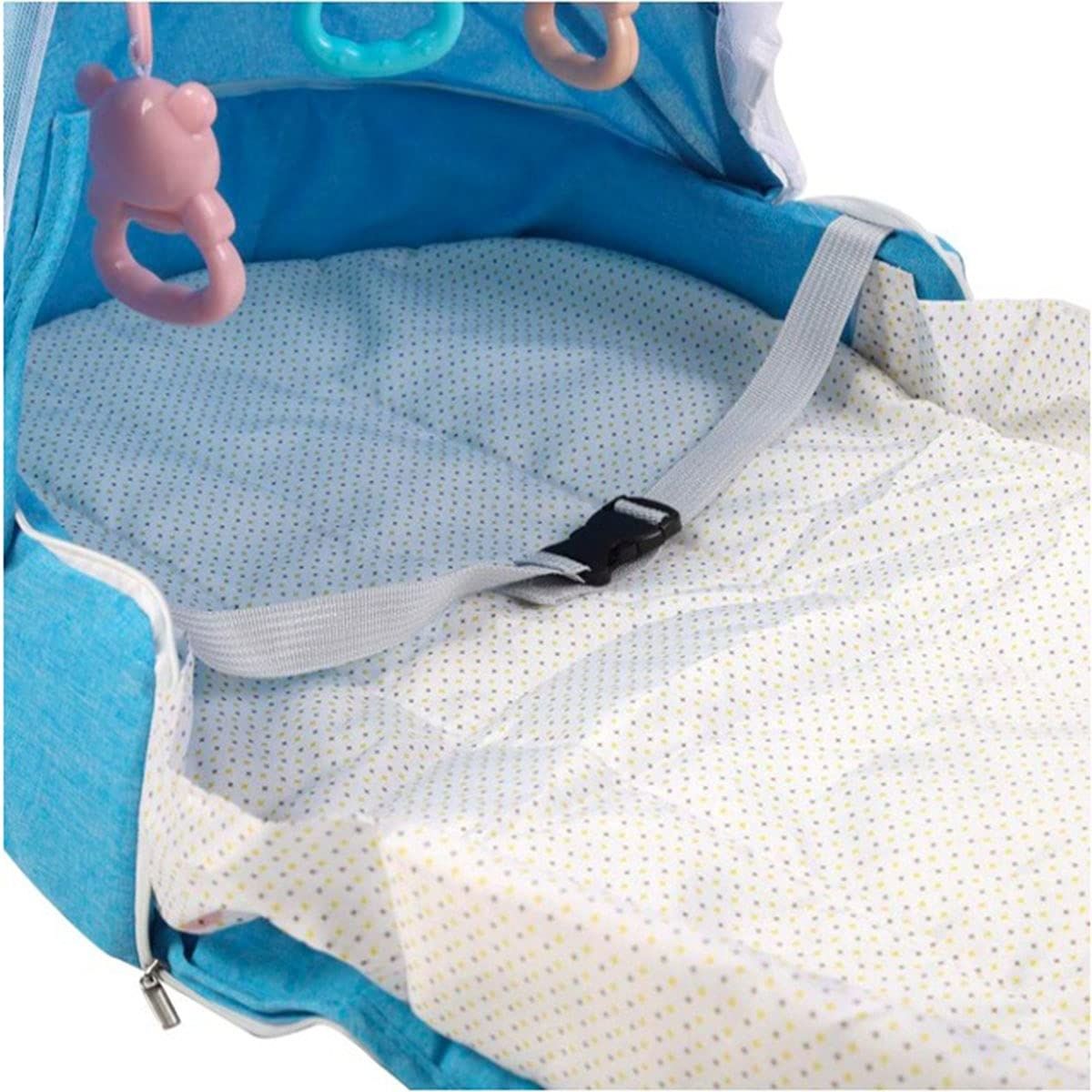 Przenośne łóżeczko niemowlęce z moskitierą torba przewijak podróżny