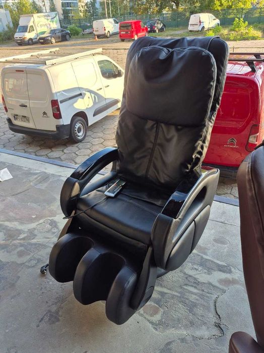 Profesjonalny fotel do masażu Pro Welness Rome Rozkładany Łydki