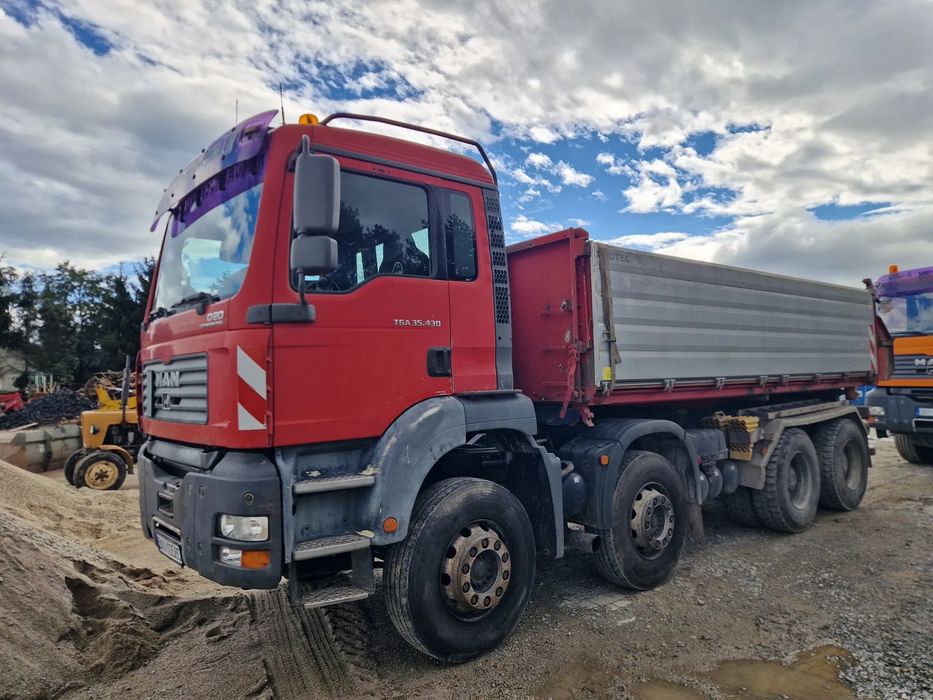 MAN TGA 35.430 8x4 BB  MAN TGA 35.430 / 8x4 Wywrotka MAN TGA 8x4* 3 str DAUTEL kiper