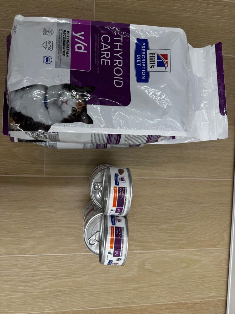 Ração gatos Hill’s Y/D THYROID CARE