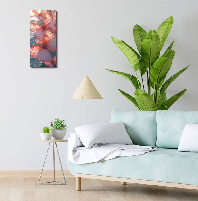 Obraz 20x50cm Świetliste Motyle