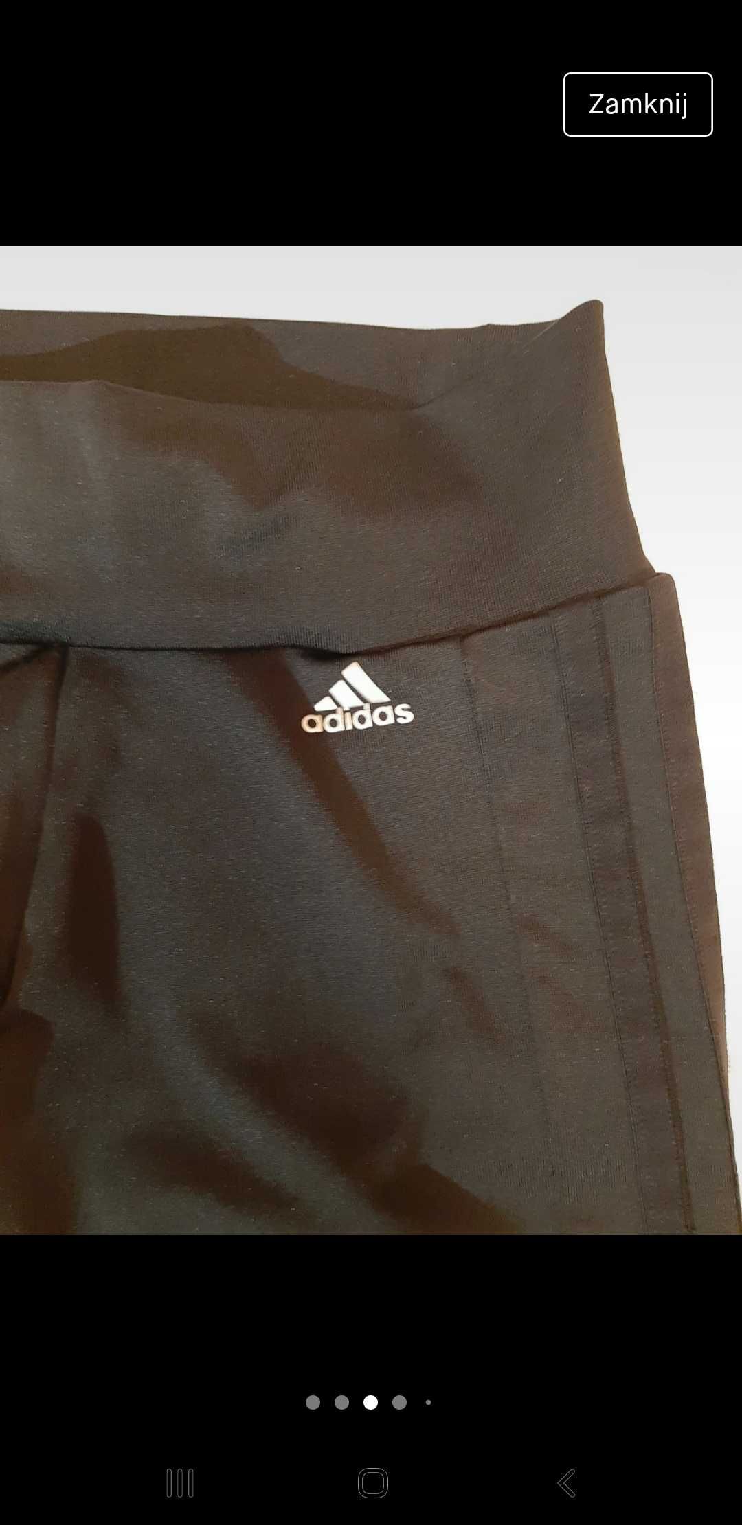 Adidas - XS spodnie na trening 3/4